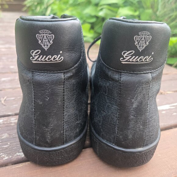 Gucci Brooklyn GG Hightop Mens Shoes - Picture 8 of 8